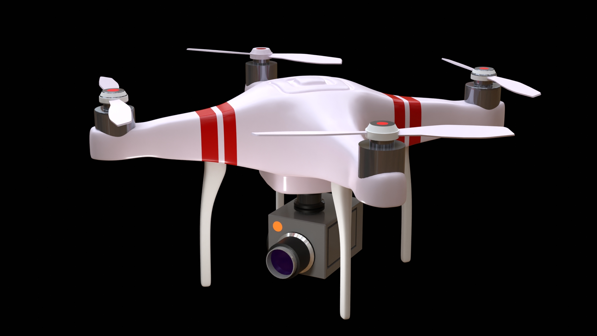 Drone With mounted camera preview image 1